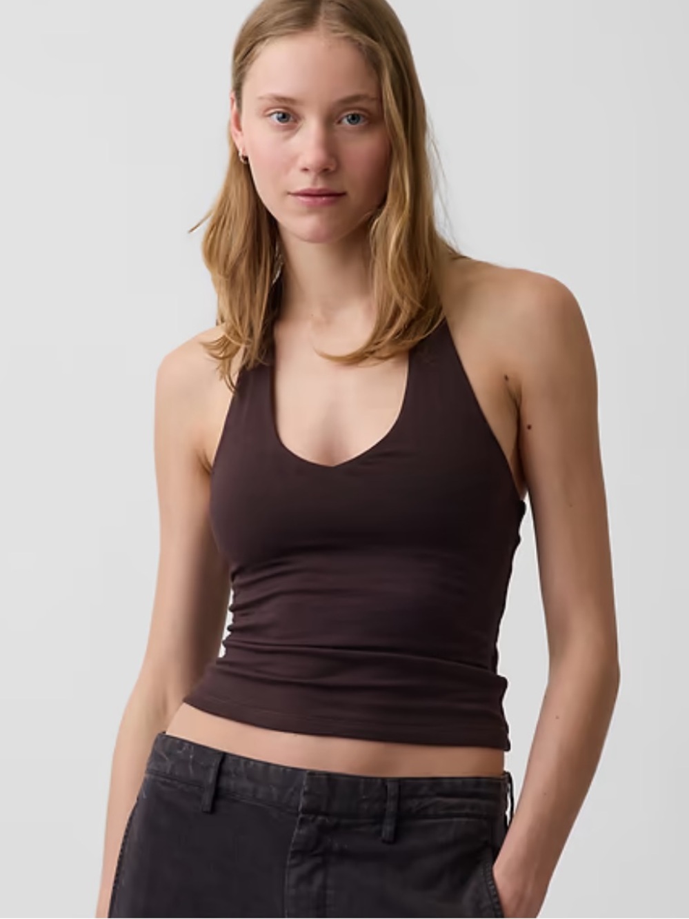 GAP CloseKnit Halter Crop Top